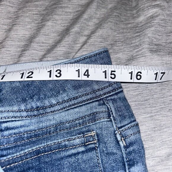 Democracy Ab Medium Wash Straight Leg High Rise Comfort Waist Blue Jeans Size 8 - Picture 9 of 10